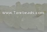 CNG1128 15.5 inches 8*12mm - 13*18mm nuggets white crystal beads