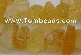 CNG1133 15.5 inches 8*12mm - 13*18mm nuggets citrine beads