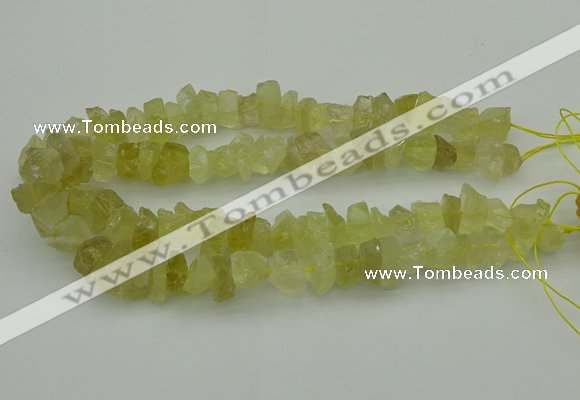 CNG1134 15.5 inches 8*12mm - 13*18mm nuggets lemon quartz beads