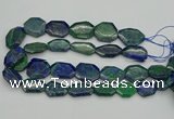 CNG1155 15.5 inches 20*25mm - 25*35mm freeform chrysocolla beads