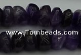 CNG1180 15.5 inches 6*14mm - 8*14mm nuggets amethyst beads