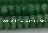 CNG1184 15.5 inches 6*14mm - 8*14mm nuggets green aventurine beads