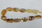 CNG1200 15.5 inches 20*30mm - 25*35mm freeform agate beads