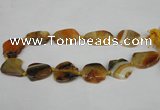 CNG1201 15.5 inches 20*30mm - 25*35mm freeform agate beads