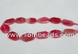 CNG1202 15.5 inches 20*30mm - 25*35mm freeform agate beads