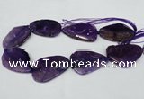 CNG1210 15.5 inches 30*45mm - 35*50mm freeform agate beads