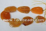 CNG1211 15.5 inches 35*45mm - 45*55mm freeform agate beads