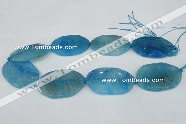 CNG1214 15.5 inches 25*40mm - 30*45mm freeform agate beads