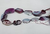 CNG1217 15.5 inches 20*30mm - 30*40mm freeform agate beads