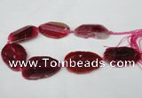 CNG1220 15.5 inches 30*45mm - 40*55mm freeform agate beads