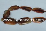 CNG1235 15.5 inches 25*40mm - 30*55mm freeform agate beads