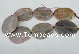 CNG1256 15.5 inches 40*50mm - 45*55mm freeform agate beads