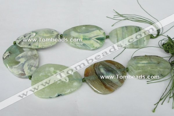 CNG1257 15.5 inches 35*45mm - 40*55mm freeform agate beads