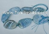 CNG1258 15.5 inches 40*50mm - 45*55mm freeform agate beads