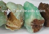 CNG1317 10*20mm – 20*40mm nuggets australia chrysoprase beads