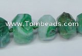 CNG1367 15.5 inches 8*12mm - 22*30mm faceted nuggets agate beads