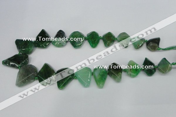 CNG1389 15.5 inches 15*20mm - 20*35mm freeform agate beads