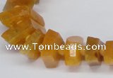 CNG1400 15.5 inches 10*15mm - 12*22mm nuggets agate gemstone beads