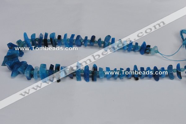 CNG1403 15.5 inches 10*15mm - 12*22mm nuggets agate gemstone beads