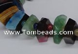 CNG1404 15.5 inches 10*15mm - 12*22mm nuggets agate gemstone beads