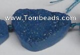 CNG1421 15.5 inches 25*35mm - 30*40mm freeform agate beads