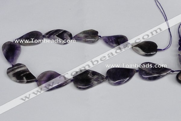 CNG1425 15.5 inches 22*30mm - 25*35mm freeform amethyst beads