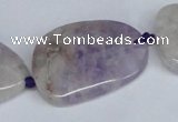 CNG1427 15.5 inches 20*30mm - 35*45mm freeform lavender amethyst beads