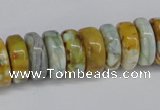 CNG1445 15.5 inches 6*15mm - 8*15mm nuggets agate gemstone beads