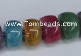 CNG1451 15.5 inches 10*18mm nuggets agate gemstone beads