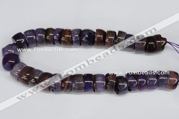 CNG1454 15.5 inches 10*20mm - 14*20mm nuggets agate gemstone beads