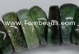 CNG1461 15.5 inches 11*30mm - 13*30mm nuggets agate gemstone beads