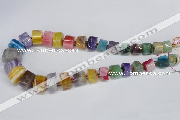 CNG1481 15.5 inches 10*15mm - 12*22mm nuggets agate gemstone beads