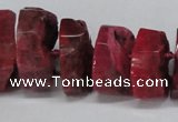 CNG1487 15.5 inches 10*15mm - 12*25mm nuggets agate gemstone beads