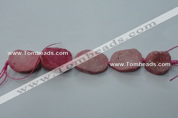 CNG1511 8 inches 20*30mm - 25*35mm freeform agate beads