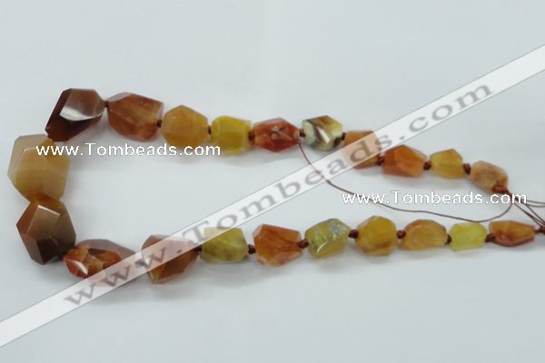 CNG1547 15.5 inches 10*14mm - 20*30mm nuggets agate beads