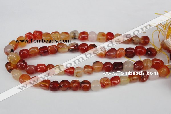 CNG16 15.5 inches 11*12mm nuggets agate gemstone beads