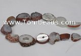 CNG1601 15.5 inches 18*25mm - 25*30mm freeform druzy agate beads