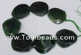 CNG1608 15.5 inches 45*50mm faceted freeform agate beads