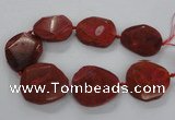 CNG1628 15.5 inches 40*45mm - 45*50mm faceted freeform agate beads