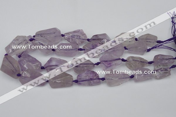 CNG1704 15.5 inches 15*20mm - 18*35mm nuggets amethyst beads