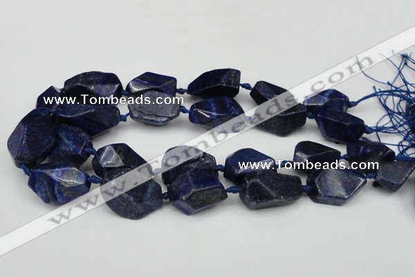 CNG1716 15.5 inches 15*20mm - 20*30mm nuggets lapis lzuli beads