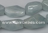 CNG1720 15.5 inches 15*20mm - 20*30mm nuggets aquamarine beads