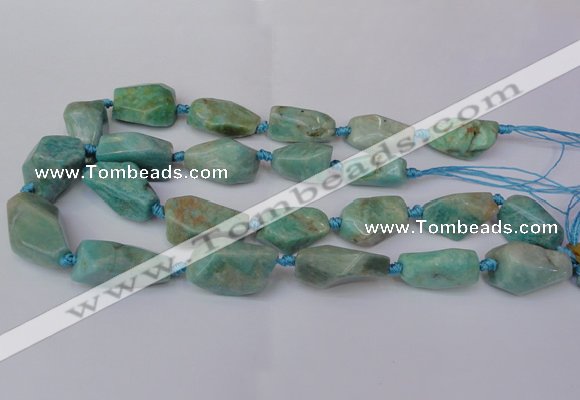 CNG1728 15.5 inches 15*20mm - 20*30mm nuggets amazonite beads