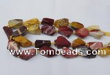 CNG1730 15.5 inches 15*20mm - 20*30mm nuggets mookaite beads