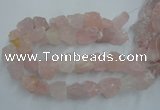 CNG1821 15.5 inches 20*25mm - 25*30mm nuggets rose quartz beads