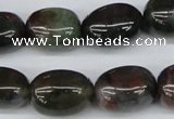 CNG20 15.5 inches 12*17mm nuggets Indian agate gemstone beads