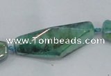 CNG2009 15.5 inches 10*14mm - 12*38mm nuggets plated quartz beads