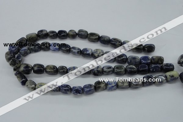 CNG212 15.5 inches 10*14mm nuggets sodalite gemstone beads