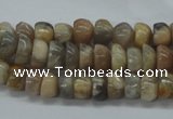 CNG214 15.5 inches 6*8mm nuggets moonstone gemstone beads