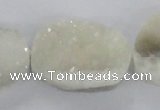 CNG2166 15.5 inches 25*30mm - 25*35mm freeform agate beads